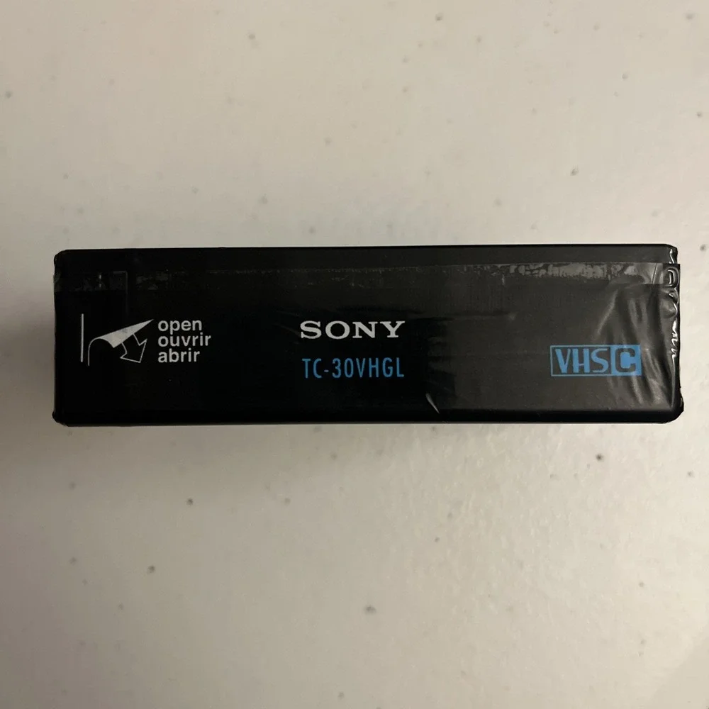 Sony VHS-C Two Pack 30 min. SP or 90‎ min. EP Camcorder Blank Tape New Premium